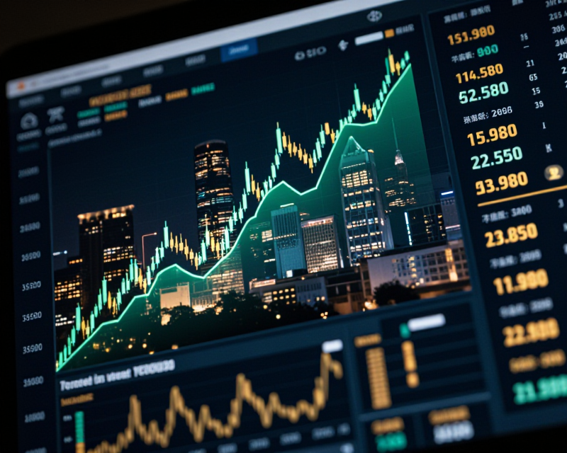 Financial Market Growth Visualization