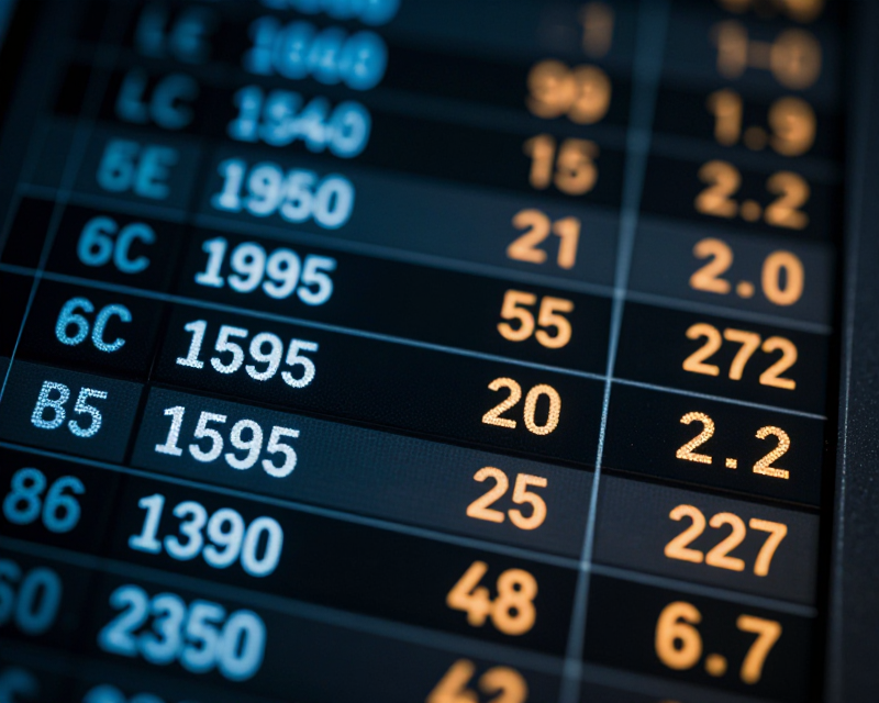 Financial Market Digital Display