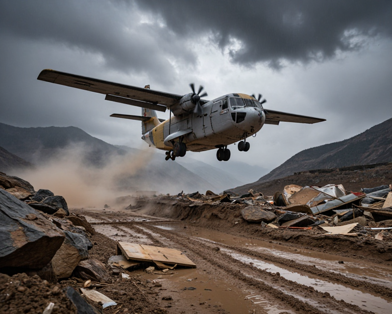 Nepal Flood Relief Atmosphere