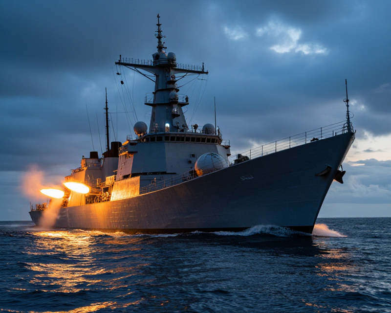 Naval Weapons Test Scene
