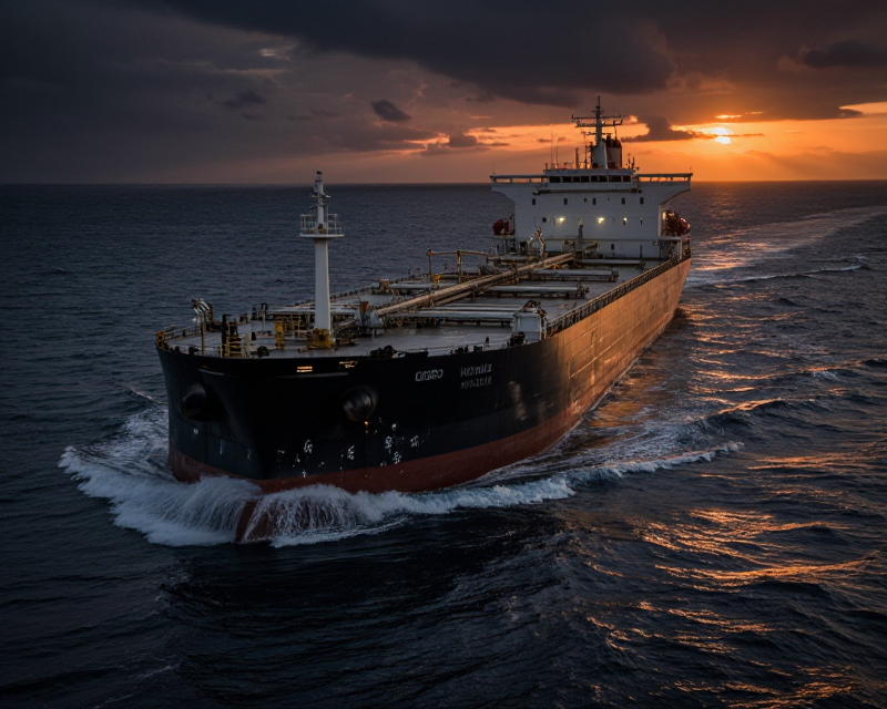 Oil Tanker in Strait of Hormuz