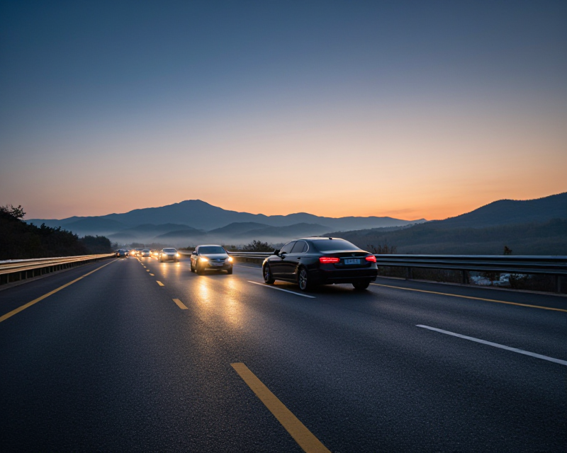 Twilight Highway in South Korea