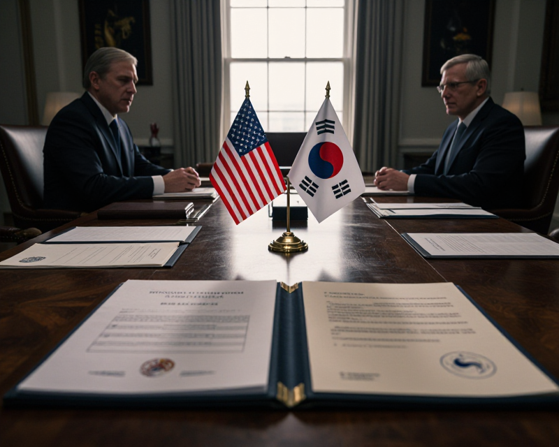 Diplomatic Meeting Atmosphere