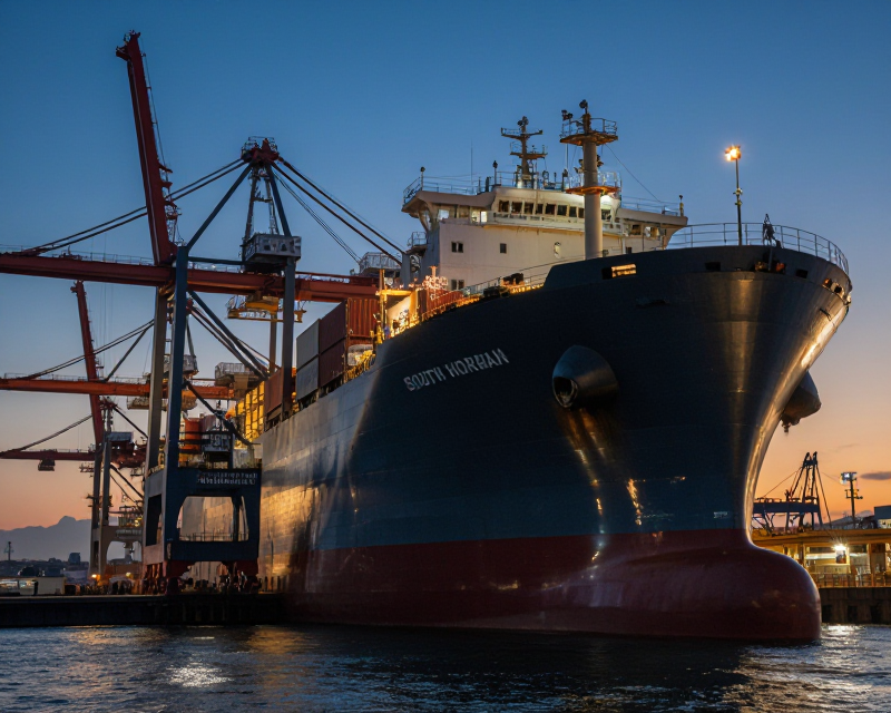 Industrial Shipbuilding Scene