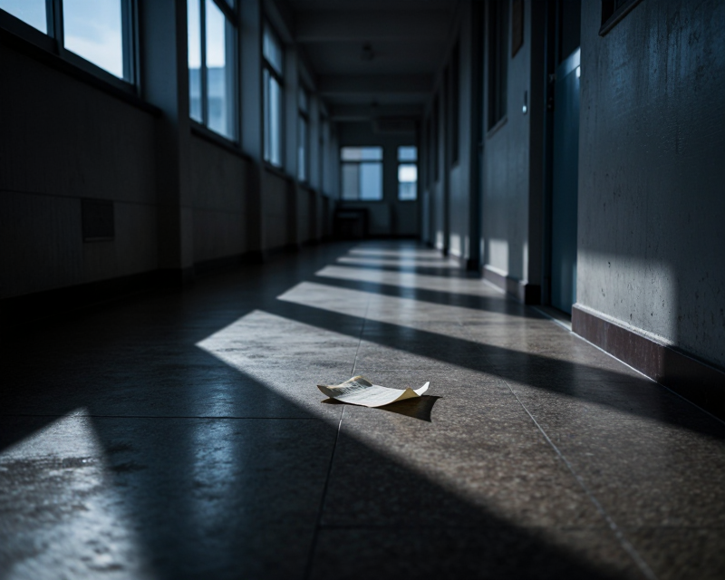 Symbolic School Hallway