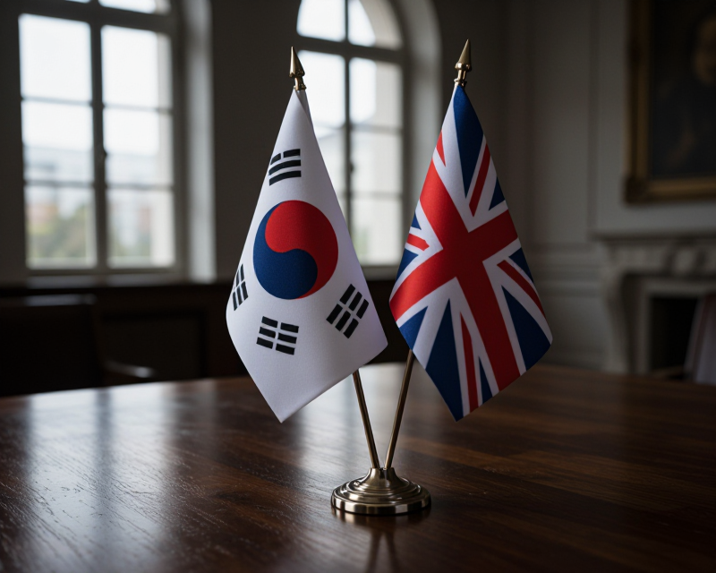 Diplomatic meeting atmosphere