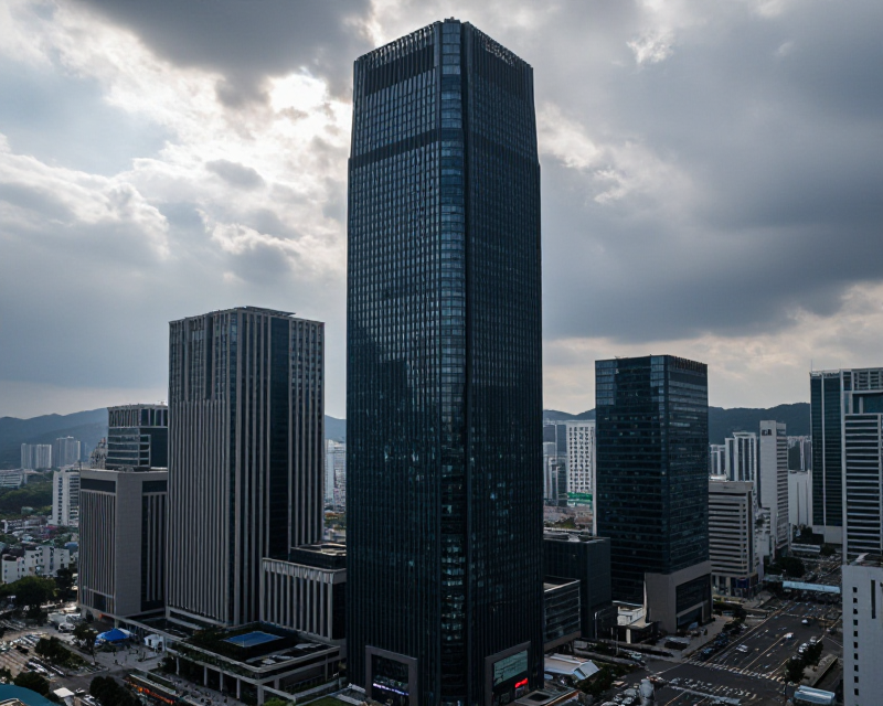 Moody Korean Urban Sky