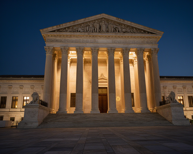 Symbolic US Supreme Court Justice
