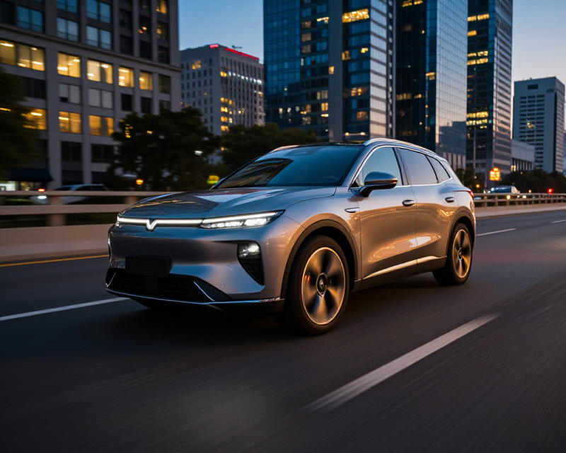Modern SUV in US Urban Setting